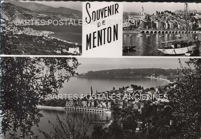 Cartes postales anciennes > CARTES POSTALES > carte postale ancienne > cartes-postales-ancienne.com Alpes maritimes  Menton