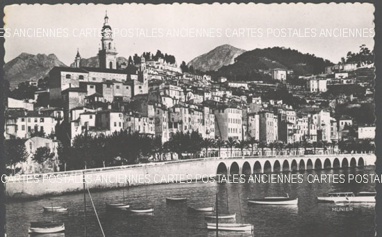 Cartes postales anciennes > CARTES POSTALES > carte postale ancienne > cartes-postales-ancienne.com  Menton