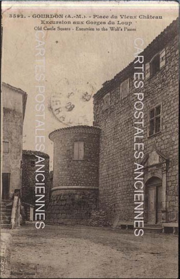 Cartes postales anciennes > CARTES POSTALES > carte postale ancienne > cartes-postales-ancienne.com Alpes maritimes  Gourdon