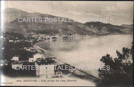 Cartes postales anciennes > CARTES POSTALES > carte postale ancienne > cartes-postales-ancienne.com  Menton