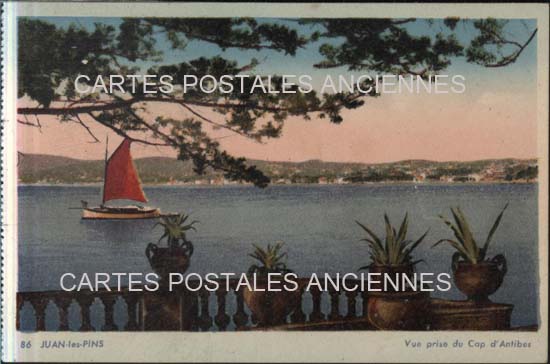 Cartes postales anciennes > CARTES POSTALES > carte postale ancienne > cartes-postales-ancienne.com  Juan Les Pins
