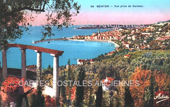 Cartes postales anciennes > CARTES POSTALES > carte postale ancienne > cartes-postales-ancienne.com  Menton