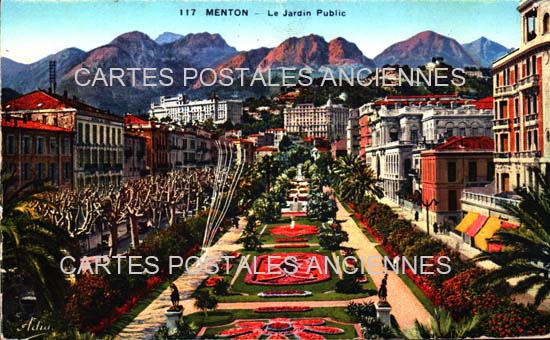 Cartes postales anciennes > CARTES POSTALES > carte postale ancienne > cartes-postales-ancienne.com  Menton