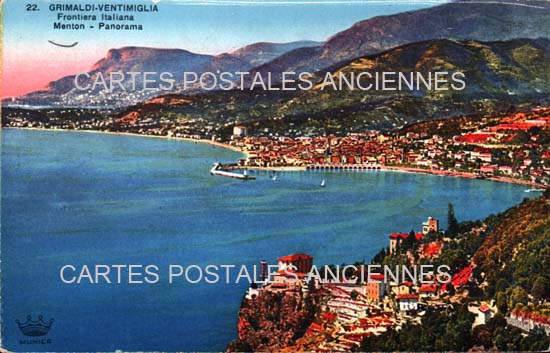 Cartes postales anciennes > CARTES POSTALES > carte postale ancienne > cartes-postales-ancienne.com  Menton