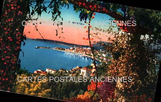 Cartes postales anciennes > CARTES POSTALES > carte postale ancienne > cartes-postales-ancienne.com  Menton