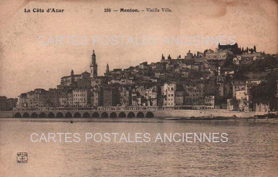 Cartes postales anciennes > CARTES POSTALES > carte postale ancienne > cartes-postales-ancienne.com  Menton
