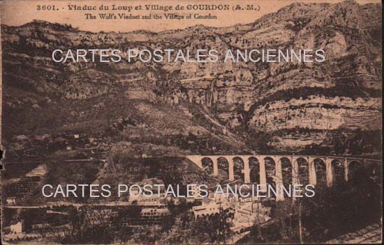 Cartes postales anciennes > CARTES POSTALES > carte postale ancienne > cartes-postales-ancienne.com Provence alpes cote d'azur Alpes maritimes Gourdon