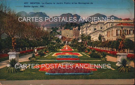 Cartes postales anciennes > CARTES POSTALES > carte postale ancienne > cartes-postales-ancienne.com  Menton