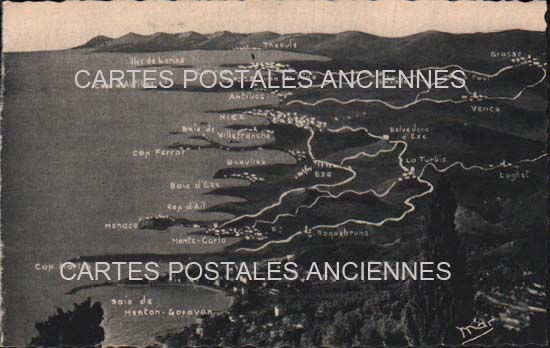 Cartes postales anciennes > CARTES POSTALES > carte postale ancienne > cartes-postales-ancienne.com  Menton