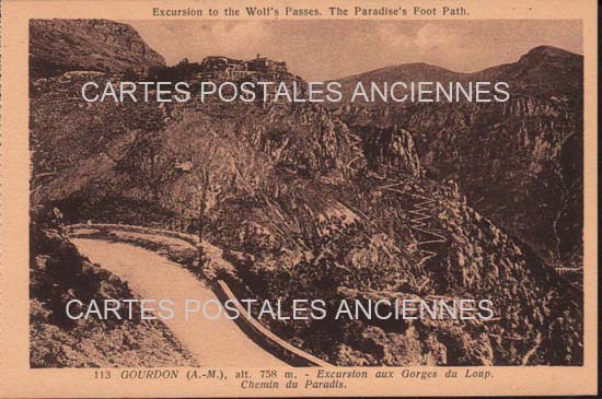 Cartes postales anciennes > CARTES POSTALES > carte postale ancienne > cartes-postales-ancienne.com  Gourdon