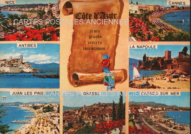 Cartes postales anciennes > CARTES POSTALES > carte postale ancienne > cartes-postales-ancienne.com Provence alpes cote d'azur Alpes maritimes Cagnes Sur Mer