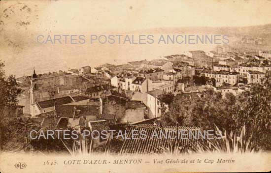 Cartes postales anciennes > CARTES POSTALES > carte postale ancienne > cartes-postales-ancienne.com  Menton
