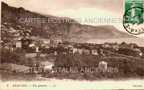 Cartes postales anciennes > CARTES POSTALES > carte postale ancienne > cartes-postales-ancienne.com  Beaulieu Sur Mer