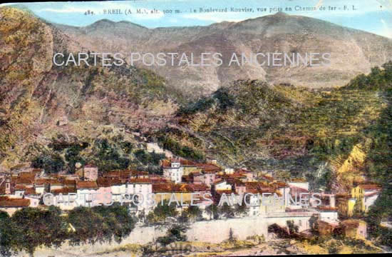 Cartes postales anciennes > CARTES POSTALES > carte postale ancienne > cartes-postales-ancienne.com Provence alpes cote d'azur Alpes maritimes Breil Sur Roya