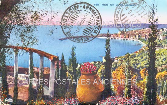 Cartes postales anciennes > CARTES POSTALES > carte postale ancienne > cartes-postales-ancienne.com  Menton