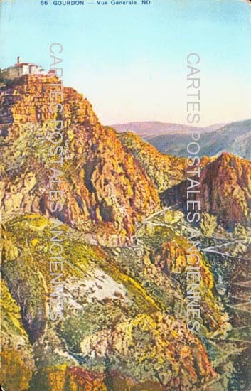 Cartes postales anciennes > CARTES POSTALES > carte postale ancienne > cartes-postales-ancienne.com Provence alpes cote d'azur Alpes maritimes Gourdon