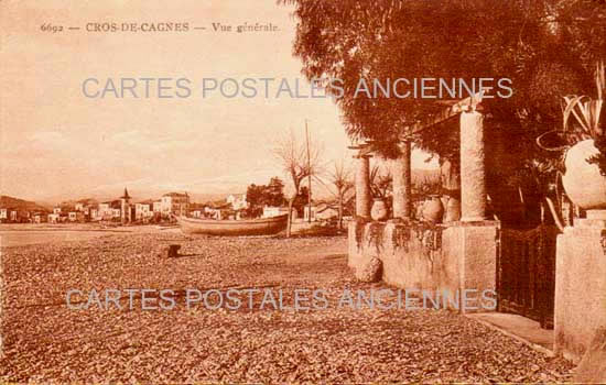 Cartes postales anciennes > CARTES POSTALES > carte postale ancienne > cartes-postales-ancienne.com Provence alpes cote d'azur Alpes maritimes Cros De Cagnes