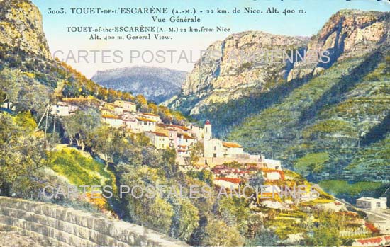 Cartes postales anciennes > CARTES POSTALES > carte postale ancienne > cartes-postales-ancienne.com Provence alpes cote d'azur Alpes maritimes Touet De L Escarene