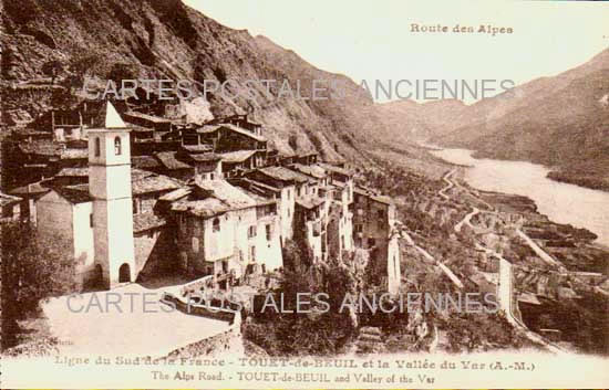 Cartes postales anciennes > CARTES POSTALES > carte postale ancienne > cartes-postales-ancienne.com Provence alpes cote d'azur Alpes maritimes Touet Sur Var