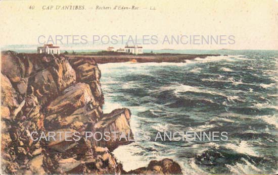 Cartes postales anciennes > CARTES POSTALES > carte postale ancienne > cartes-postales-ancienne.com Provence alpes cote d'azur Alpes maritimes Cap D Antibes