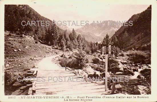 Cartes postales anciennes > CARTES POSTALES > carte postale ancienne > cartes-postales-ancienne.com Provence alpes cote d'azur Alpes maritimes Saint Martin Vesubie