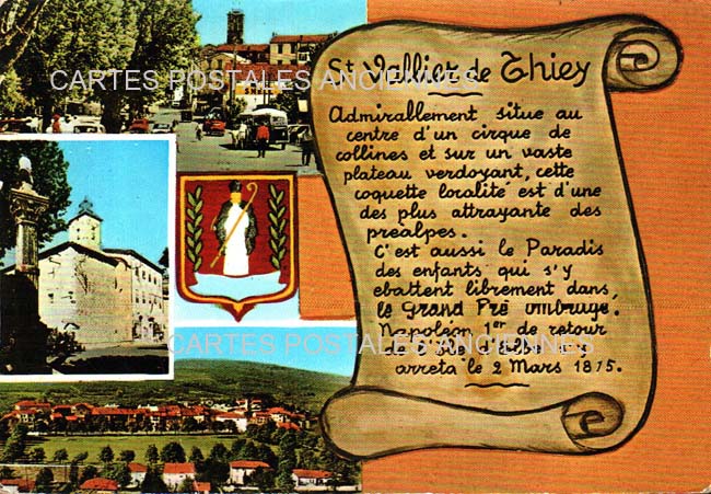 Cartes postales anciennes > CARTES POSTALES > carte postale ancienne > cartes-postales-ancienne.com Provence alpes cote d'azur Alpes maritimes Saint Vallier De Thiey