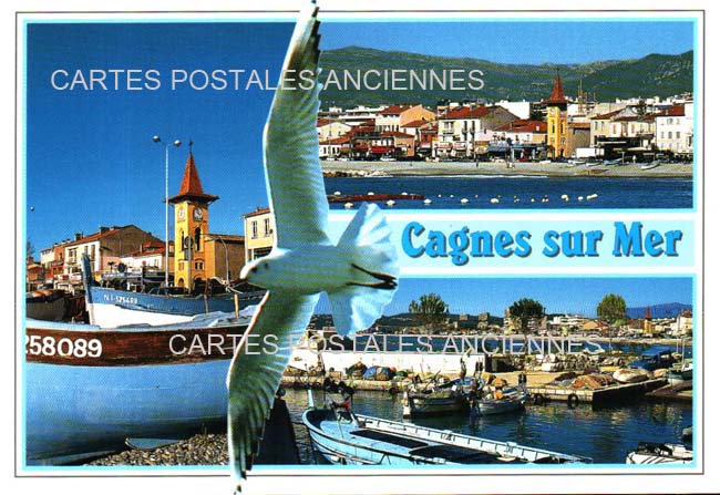 Cartes postales anciennes > CARTES POSTALES > carte postale ancienne > cartes-postales-ancienne.com Provence alpes cote d'azur Alpes maritimes Cagnes Sur Mer