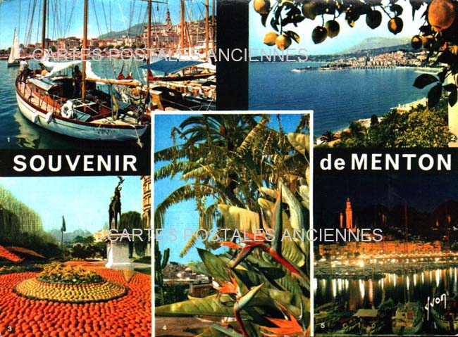 Cartes postales anciennes > CARTES POSTALES > carte postale ancienne > cartes-postales-ancienne.com  Menton