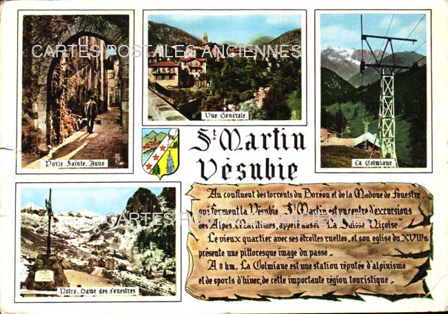 Cartes postales anciennes > CARTES POSTALES > carte postale ancienne > cartes-postales-ancienne.com Provence alpes cote d'azur Alpes maritimes Saint Martin Vesubie