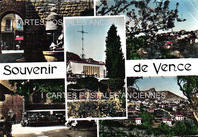 Cartes postales anciennes > CARTES POSTALES > carte postale ancienne > cartes-postales-ancienne.com Provence alpes cote d'azur Vence