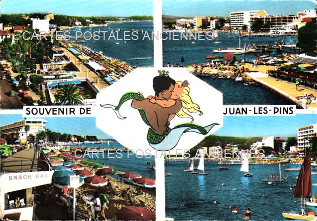 Cartes postales anciennes > CARTES POSTALES > carte postale ancienne > cartes-postales-ancienne.com Provence alpes cote d'azur Juan Les Pins