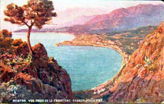 Cartes postales anciennes > CARTES POSTALES > carte postale ancienne > cartes-postales-ancienne.com Alpes maritimes  Menton