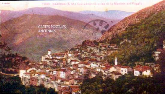 Cartes postales anciennes > CARTES POSTALES > carte postale ancienne > cartes-postales-ancienne.com Provence alpes cote d'azur Alpes maritimes Saorge