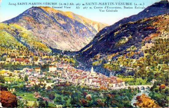 Cartes postales anciennes > CARTES POSTALES > carte postale ancienne > cartes-postales-ancienne.com Provence alpes cote d'azur Alpes maritimes Saint Martin Vesubie