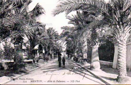 Cartes postales anciennes > CARTES POSTALES > carte postale ancienne > cartes-postales-ancienne.com Provence alpes cote d'azur Alpes maritimes Menton