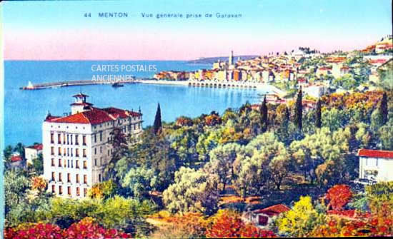 Cartes postales anciennes > CARTES POSTALES > carte postale ancienne > cartes-postales-ancienne.com Alpes maritimes  Menton