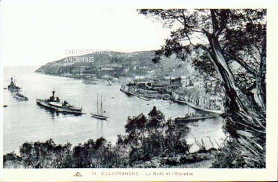 Cartes postales anciennes > CARTES POSTALES > carte postale ancienne > cartes-postales-ancienne.com Provence alpes cote d'azur Alpes maritimes Villefranche Sur Mer
