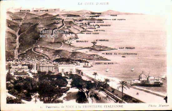 Cartes postales anciennes > CARTES POSTALES > carte postale ancienne > cartes-postales-ancienne.com Provence alpes cote d'azur Alpes maritimes Nice