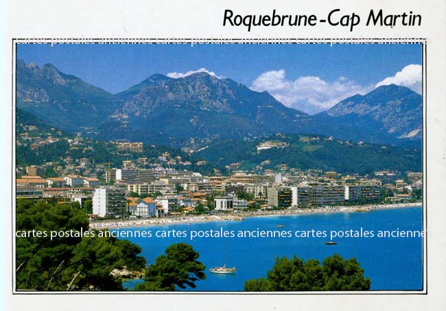 Cartes postales anciennes > CARTES POSTALES > carte postale ancienne > cartes-postales-ancienne.com Provence alpes cote d'azur Alpes maritimes Roquebrune Cap Martin