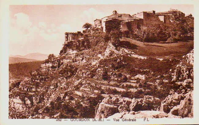 Cartes postales anciennes > CARTES POSTALES > carte postale ancienne > cartes-postales-ancienne.com Provence alpes cote d'azur Alpes maritimes Gourdon