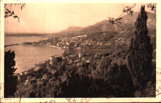 Cartes postales anciennes > CARTES POSTALES > carte postale ancienne > cartes-postales-ancienne.com Alpes maritimes  Menton