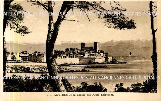 Cartes postales anciennes > CARTES POSTALES > carte postale ancienne > cartes-postales-ancienne.com Provence alpes cote d'azur Alpes maritimes Antibes