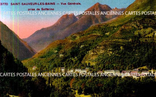Cartes postales anciennes > CARTES POSTALES > carte postale ancienne > cartes-postales-ancienne.com Provence alpes cote d'azur Alpes maritimes Saint Sauveur Sur Tinee
