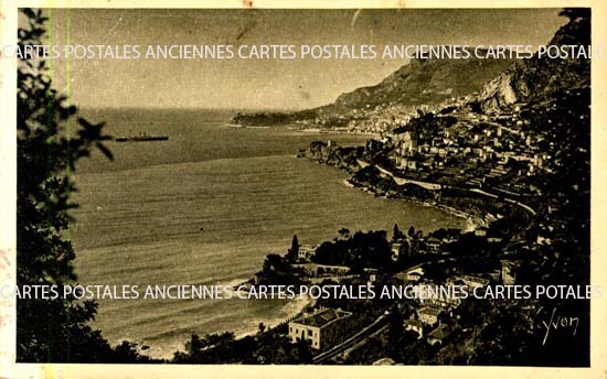 Cartes postales anciennes > CARTES POSTALES > carte postale ancienne > cartes-postales-ancienne.com Alpes maritimes  Roquebrune Cap Martin