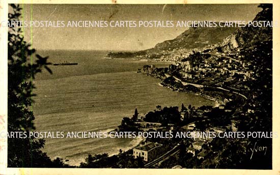 Cartes postales anciennes > CARTES POSTALES > carte postale ancienne > cartes-postales-ancienne.com Provence alpes cote d'azur Alpes maritimes Roquebrune Cap Martin