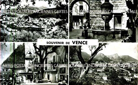 Cartes postales anciennes > CARTES POSTALES > carte postale ancienne > cartes-postales-ancienne.com Provence alpes cote d'azur Alpes maritimes Vence