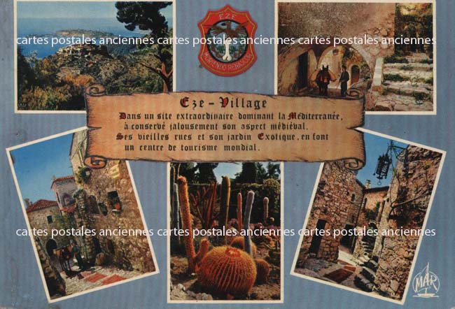 Cartes postales anciennes > CARTES POSTALES > carte postale ancienne > cartes-postales-ancienne.com Provence alpes cote d'azur Alpes maritimes Eze