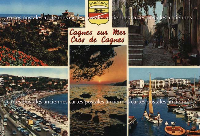 Cartes postales anciennes > CARTES POSTALES > carte postale ancienne > cartes-postales-ancienne.com Provence alpes cote d'azur Alpes maritimes Cagnes Sur Mer