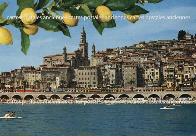 Cartes postales anciennes > CARTES POSTALES > carte postale ancienne > cartes-postales-ancienne.com Alpes maritimes  Menton