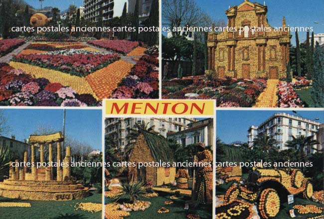 Cartes postales anciennes > CARTES POSTALES > carte postale ancienne > cartes-postales-ancienne.com Alpes maritimes  Menton